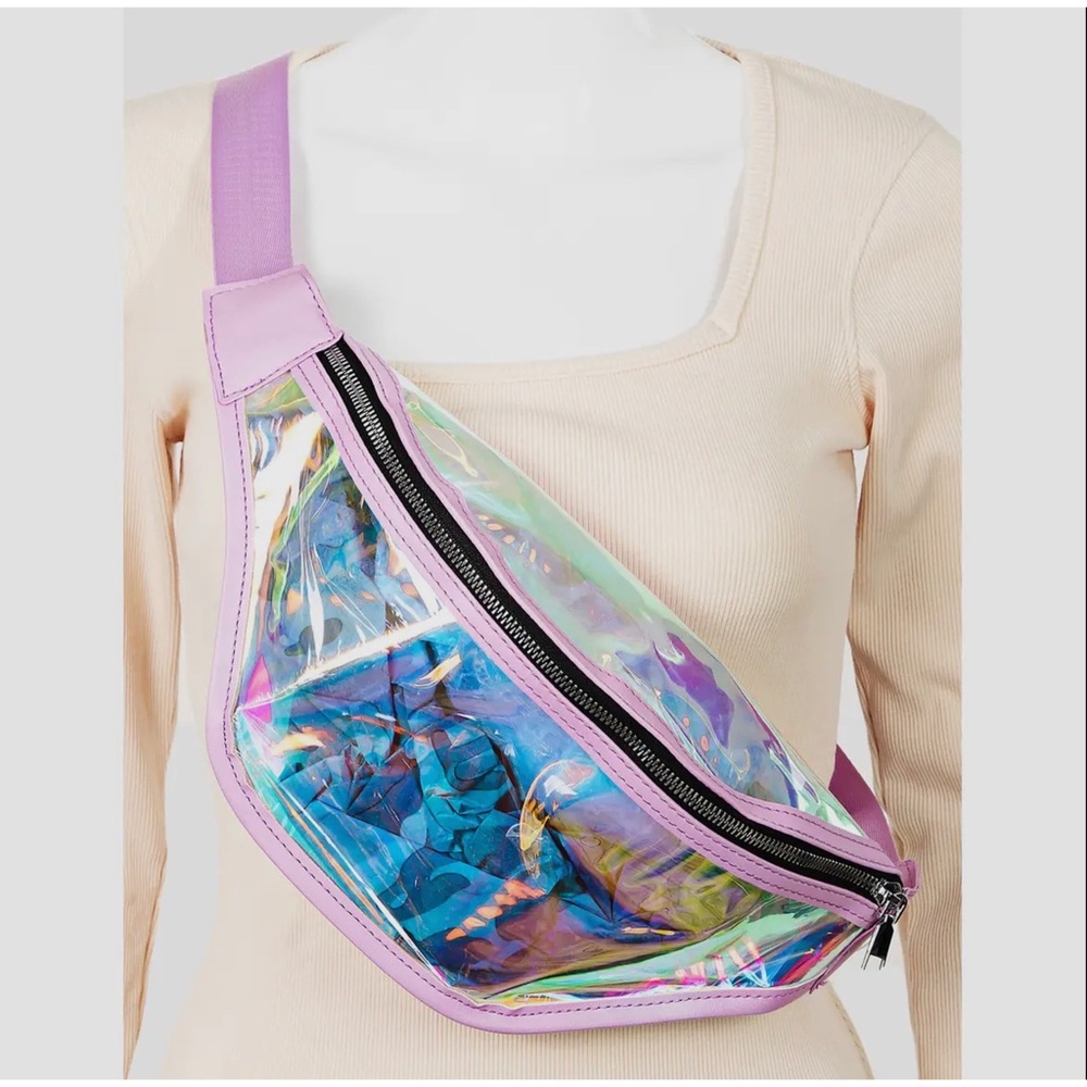 iridescent fanny pack - Barbie style accessory